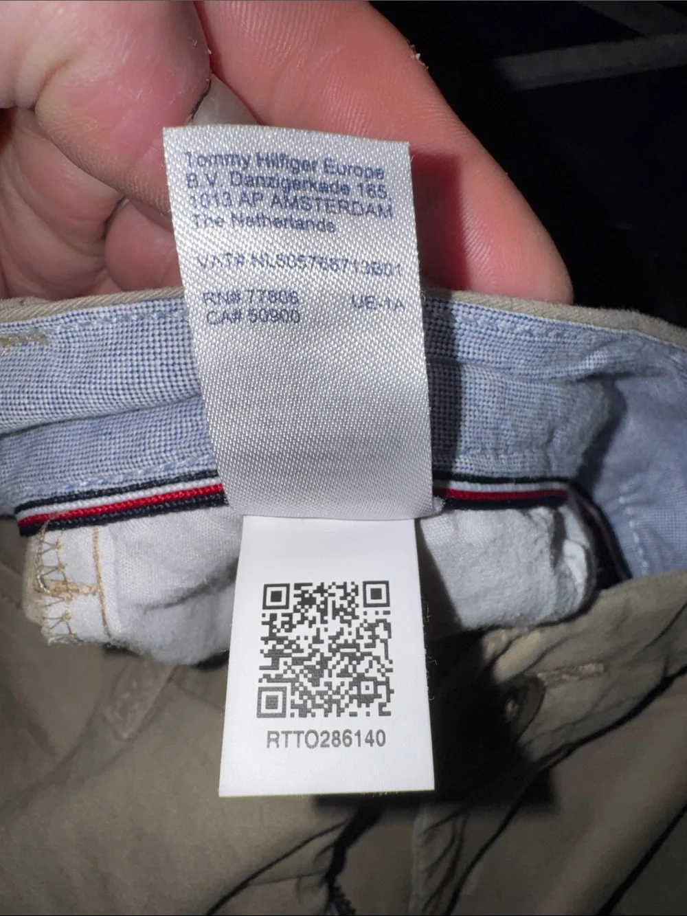 Tommy Hilfiger chinos 42*32 khaki, Lightweight and stretchy